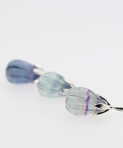 sowi（ソーイ）の「【数量限定】SV925 Talat Ornament フローライト ペンダントトップ（チャーム・レディース・シルバー・ﾌﾘ-）」の4枚目の写真