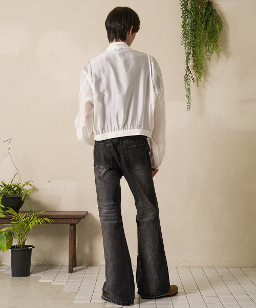 FDR(エフディーアール)の「Mans Vintage Flare Fit Denim Jeans Black(デニムパンツ・メンズ・その他・MEDIUM/LARGE)」の3枚目の写真
