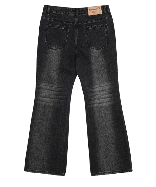 FDR(エフディーアール)の「Mans Vintage Flare Fit Denim Jeans Black(デニムパンツ・メンズ・その他・MEDIUM/LARGE)」の5枚目の写真