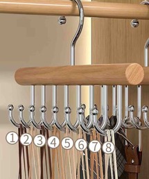 VIBGYOR（ヴィブジョー）の「FReePLACe/ラウンドフック付き ハンガー X12709（収納グッズ）」