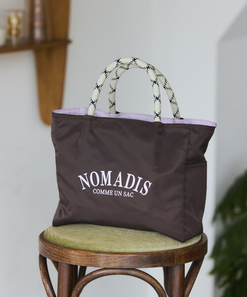 NOMADIS（ノマディス）の「NOMADIS × Firsthand/ノマディス 別注 SAC2 W/16 / リバーシブル ロゴトートバッグ（トートバッグ・レディース・ブラウン・ONE SIZE）」の17枚目の写真