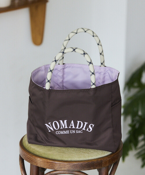 NOMADIS（ノマディス）の「NOMADIS × Firsthand/ノマディス 別注 SAC2 W/16 / リバーシブル ロゴトートバッグ（トートバッグ・レディース・ブラウン・ONE SIZE）」の20枚目の写真