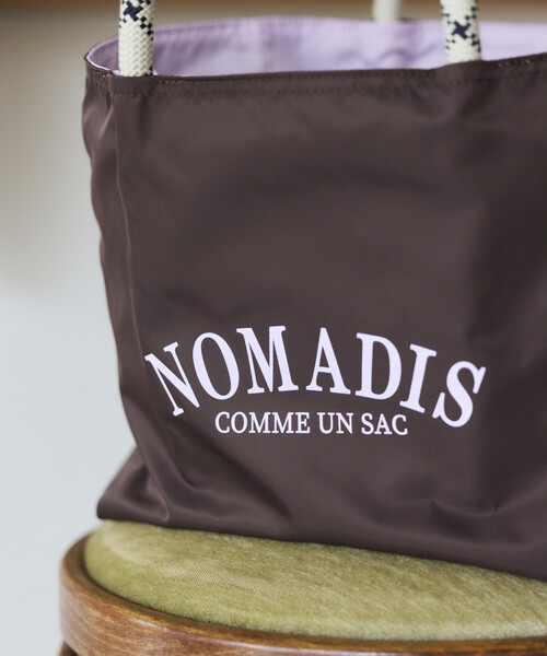 NOMADIS（ノマディス）の「NOMADIS × Firsthand/ノマディス 別注 SAC2 W/16 / リバーシブル ロゴトートバッグ（トートバッグ・レディース・ブラウン・ONE SIZE）」の21枚目の写真