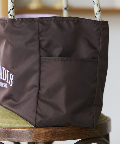 NOMADIS（ノマディス）の「NOMADIS × Firsthand/ノマディス 別注 SAC2 W/16 / リバーシブル ロゴトートバッグ（トートバッグ・レディース・ブラウン・ONE SIZE）」の6枚目の写真