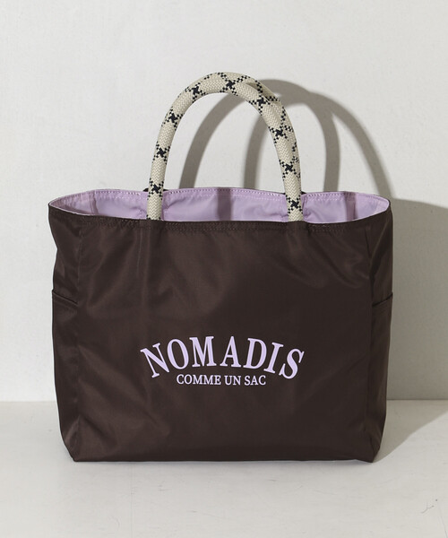 NOMADIS（ノマディス）の「NOMADIS × Firsthand/ノマディス 別注 SAC2 W/16 / リバーシブル ロゴトートバッグ（トートバッグ・レディース・ブラウン・ONE SIZE）」の7枚目の写真