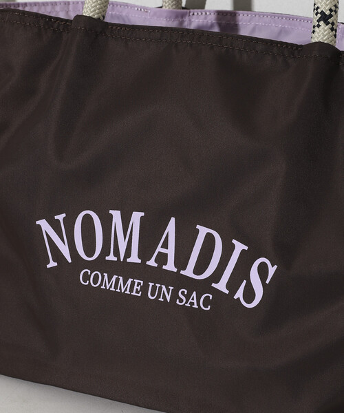NOMADIS（ノマディス）の「NOMADIS × Firsthand/ノマディス 別注 SAC2 W/16 / リバーシブル ロゴトートバッグ（トートバッグ・レディース・ブラウン・ONE SIZE）」の11枚目の写真