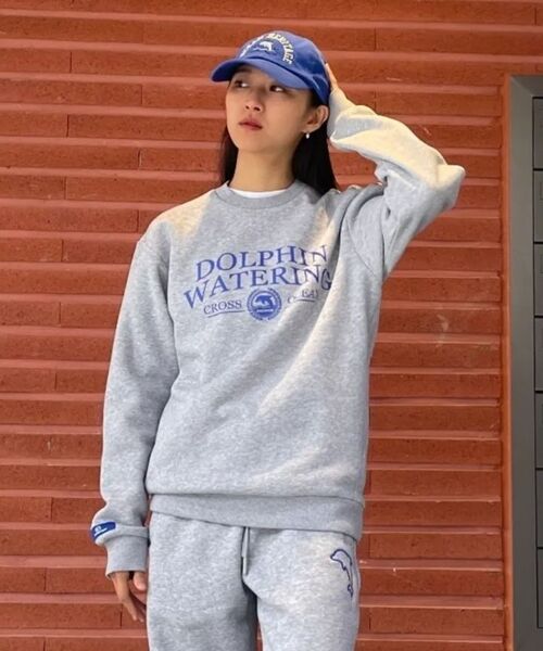 DOLPHIN WAVE APPAREL(ドルフィンウェーブアパレル)の「ドルフィンウォータリングエッセンシャル裏起毛スウェットシャツメランジグレー(スウェット・メンズ・その他・MEDIUM/LARGE/X-LARGE)」の17枚目の写真