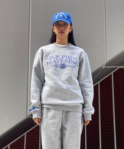 DOLPHIN WAVE APPAREL(ドルフィンウェーブアパレル)の「ドルフィンウォータリングエッセンシャル裏起毛スウェットシャツメランジグレー(スウェット・メンズ・その他・MEDIUM/LARGE/X-LARGE)」の13枚目の写真
