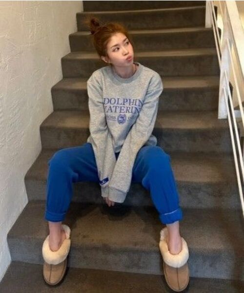 DOLPHIN WAVE APPAREL(ドルフィンウェーブアパレル)の「ドルフィンウォータリングエッセンシャル裏起毛スウェットシャツメランジグレー(スウェット・メンズ・その他・MEDIUM/LARGE/X-LARGE)」の10枚目の写真