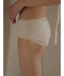 SOOPUI（スープイ）の「Ribbed tencel panties in oat（ショーツ）」