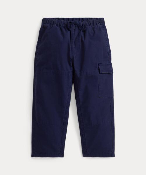POLO RALPH LAUREN CHILDRENSWEAR(ポロ ラルフ ローレン チルドレンズウェア)の「コットン キャンバス カーゴ パンツ(カーゴパンツ・キッズ・ネイビー系1・7/6/4/3)」の1枚目の写真