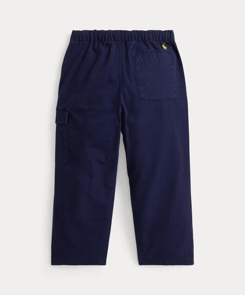 POLO RALPH LAUREN CHILDRENSWEAR(ポロ ラルフ ローレン チルドレンズウェア)の「コットン キャンバス カーゴ パンツ(カーゴパンツ・キッズ・ネイビー系1・7/6/4/3)」の4枚目の写真