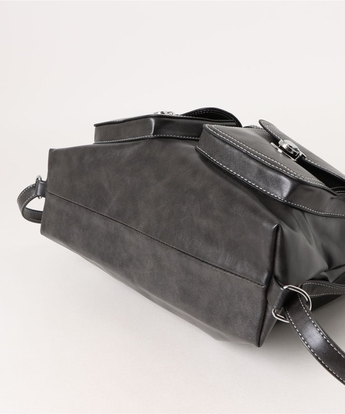 apres jour mignon（アプレジュールミニョン）の「【apresjour mignon×ARIAZ】マルチwayバッグ（ハンドバッグ・レディース・ダークブラウン/ブラック・ONESIZE）」の6枚目の写真