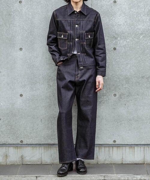 URBAN RESEARCH（アーバンリサーチ）の「SHIOTA　スーピマDENIM PANTSバギー#JAY（デニムパンツ・メンズ・インディゴブルー・28/30/32/34）」の4枚目の写真