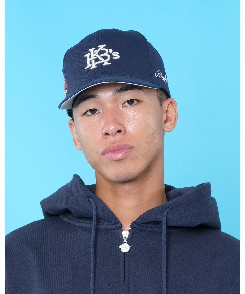 KEBOZ（ケボズ）の「EFG SNAPBACK CAP（キャップ・メンズ・ネイビー/ブラック・FREE）」の2枚目の写真