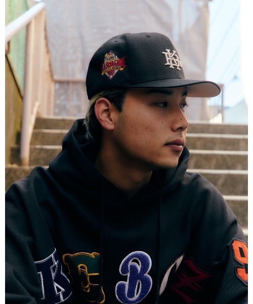KEBOZ（ケボズ）の「EFG SNAPBACK CAP（キャップ・メンズ・ネイビー/ブラック・FREE）」の3枚目の写真