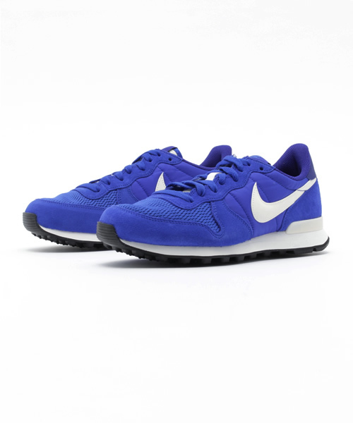 NIKE(ナイキ)の「NIKE / インターナショナリスト (828041)(スニーカー・レディース・グレー/ブルー・24/24.5/25/25.5)」の2枚目の写真