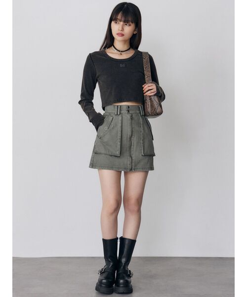 MURUA(ムルーア)の「MUロゴトップス(Tシャツ/カットソー・レディース・ピンク/ホワイト/ブラック・FREE)」の7枚目の写真