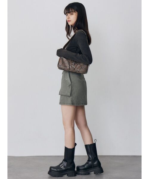 MURUA(ムルーア)の「MUロゴトップス(Tシャツ/カットソー・レディース・ピンク/ホワイト/ブラック・FREE)」の8枚目の写真