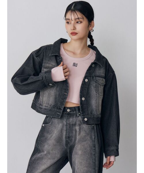 MURUA(ムルーア)の「MUロゴトップス(Tシャツ/カットソー・レディース・ピンク/ホワイト/ブラック・FREE)」の17枚目の写真