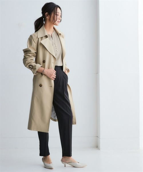 nissen（ニッセン）の「アウトラストソフトタッチカットジョーゼットスキッパープルオーバー（温度調整・吸汗速乾・UVカット）＜大きいサイズ有＞（Tシャツ/カットソー・レディース・グレイッシュブルー/グレイッシュベージュ/ネイビー・3L/LL/L/M/S）」の8枚目の写真