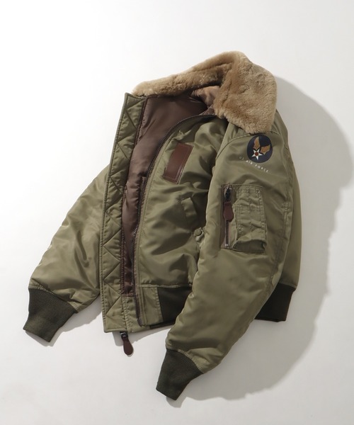 ヒューストン フライトジャケット B-15B Scovill Zip セール】【HOUSTON/ヒューストン】B-15B FLIGHT JACKET/フライト