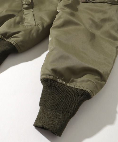 HOUSTON(ヒューストン)の「【HOUSTON/ヒューストン】B-15B FLIGHT JACKET/フライトジャケット(ミリタリージャケット・メンズ・オリーブドラブ・38/36/42/40)」の10枚目の写真