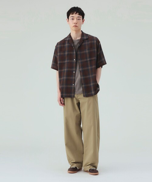BEAMS HEART（ビームスハート）の「カーブ バギー チノ パンツ（チノパンツ・メンズ・ベージュ/ブラック・SMALL/LARGE/MEDIUM）」の13枚目の写真