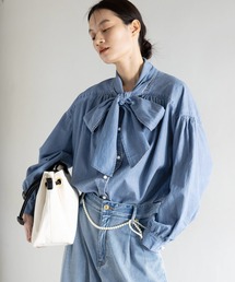 Elura | デニムボウタイブラウス/646532(シャツ/ブラウス)