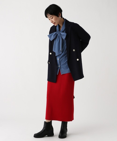 Elura(エルーラ)の「デニムボウタイブラウス/646532(シャツ/ブラウス・レディース・ライトブルー/ブルー・FREE)」の18枚目の写真