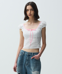 vt lace top (white)