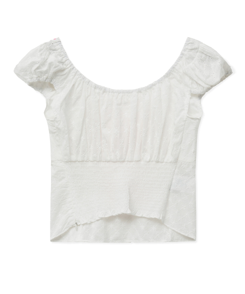 Midnight Move(ミッドナイトムーブ)の「vt lace top (white)(シャツ/ブラウス・レディース・その他・S/M)」の4枚目の写真