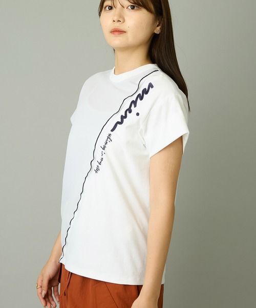 AVIE（アビィ）の「【mien】刺繍デザインTee（Tシャツ/カットソー・レディース・ホワイト/ブラック・38）」の13枚目の写真