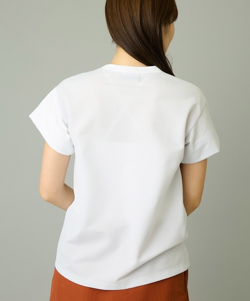 AVIE（アビィ）の「【mien】刺繍デザインTee（Tシャツ/カットソー・レディース・ホワイト/ブラック・38）」の15枚目の写真