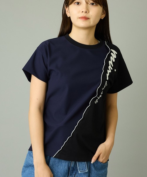 AVIE（アビィ）の「【mien】刺繍デザインTee（Tシャツ/カットソー・レディース・ホワイト/ブラック・38）」の16枚目の写真