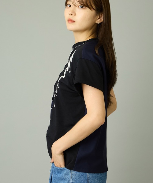 AVIE（アビィ）の「【mien】刺繍デザインTee（Tシャツ/カットソー・レディース・ホワイト/ブラック・38）」の18枚目の写真