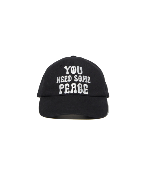 YOU NEED SOME PEACE LOGO CAP BLACK（キャップ）｜CRITIC（クリ