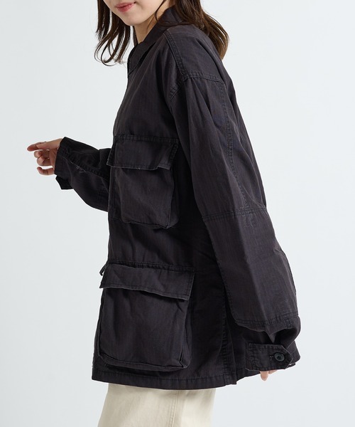 ROTHCO（ロスコ）の「【ROTHCO】ミリタリーシャツブルゾン  BDSH SHIRTS（ミリタリージャケット・レディース・ブラック/カーキ・M/S）」の18枚目の写真