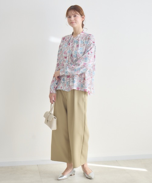 KATHARINE ROSS（キャサリンロス）の「【KATHARINE ROSS】リバイバルアロマプリントブラウス（シャツ/ブラウス・レディース・ネイビー/ピンク・FREE）」の12枚目の写真