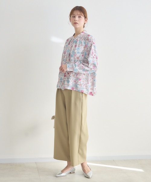 KATHARINE ROSS（キャサリンロス）の「【KATHARINE ROSS】リバイバルアロマプリントブラウス（シャツ/ブラウス・レディース・ネイビー/ピンク・FREE）」の14枚目の写真