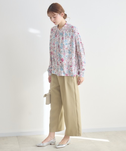 KATHARINE ROSS（キャサリンロス）の「【KATHARINE ROSS】リバイバルアロマプリントブラウス（シャツ/ブラウス・レディース・ネイビー/ピンク・FREE）」の15枚目の写真