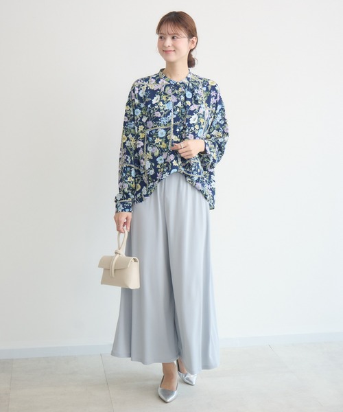 KATHARINE ROSS（キャサリンロス）の「【KATHARINE ROSS】リバイバルアロマプリントブラウス（シャツ/ブラウス・レディース・ネイビー/ピンク・FREE）」の5枚目の写真