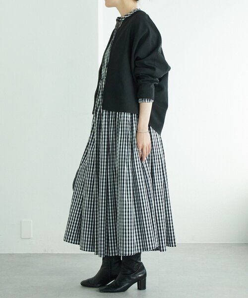 セール】先染めギャザーワンピース（ワンピース）｜BEARDSLEY