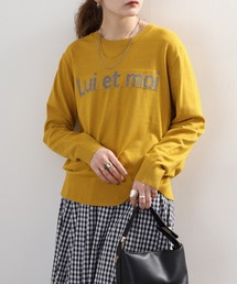 BRODIAEA 配色ロゴニットプルオーバー