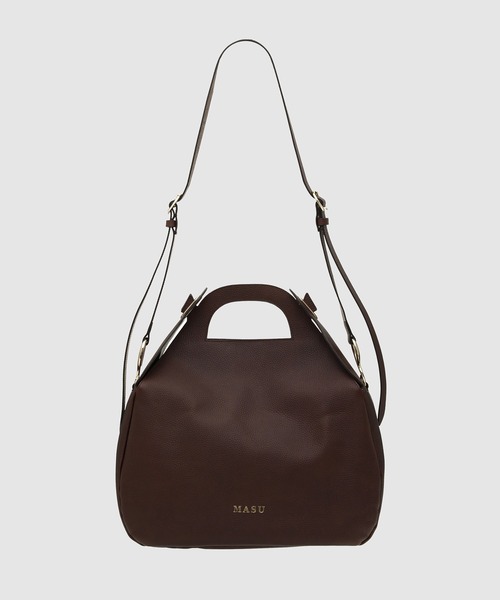 MASU（エムエーエスユー）の「TRUFFE BAG（ショルダーバッグ・メンズ・ブラック/チョコ・ONE SIZE）」の2枚目の写真