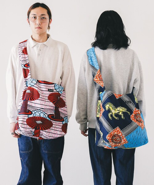 bpr BEAMS(ビーピーアール ビームス )の「バティック ショルダー エコ バッグ 2026(ショルダーバッグ・レディース・グリーン系その他/ブルー系その他/ピンク系その他/ブラック系その他・ONE SIZE)」の5枚目の写真