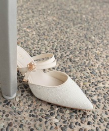 RANDA（ランダ）の「モノグラムパールミュールパンプス（パンプス）」