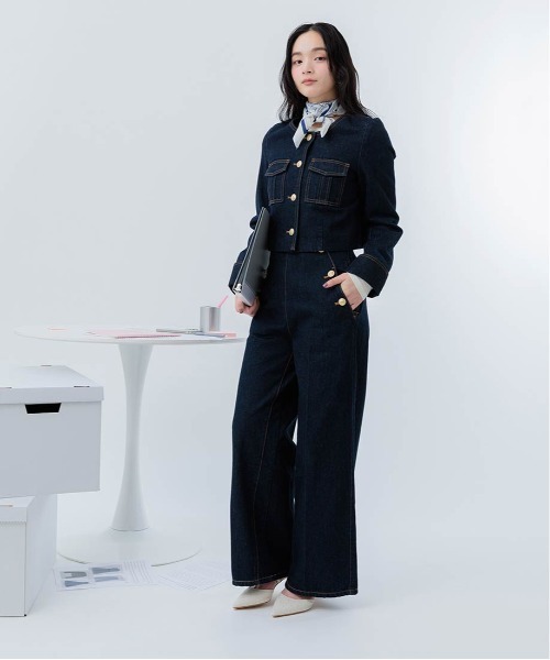 RANDA（ランダ）の「モノグラムパールミュールパンプス（パンプス・レディース・ブラック/アイボリー/ベージュ・M/L/S/LL）」の10枚目の写真