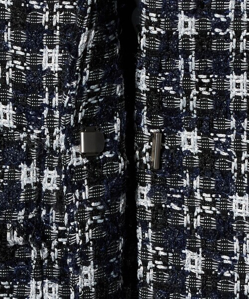 A DAY IN THE LIFE UNITED ARROWS(アデイインザライフユナイテッドアローズ)の「ミックスツイード キーネックベスト メランジ <A DAY IN THE LIFE>(ベスト・レディース・その他1・FREE)」の6枚目の写真