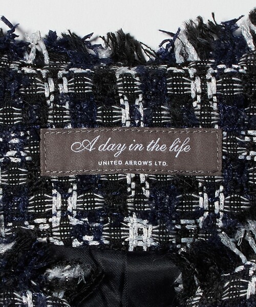 A DAY IN THE LIFE UNITED ARROWS(アデイインザライフユナイテッドアローズ)の「ミックスツイード キーネックベスト メランジ <A DAY IN THE LIFE>(ベスト・レディース・その他1・FREE)」の9枚目の写真